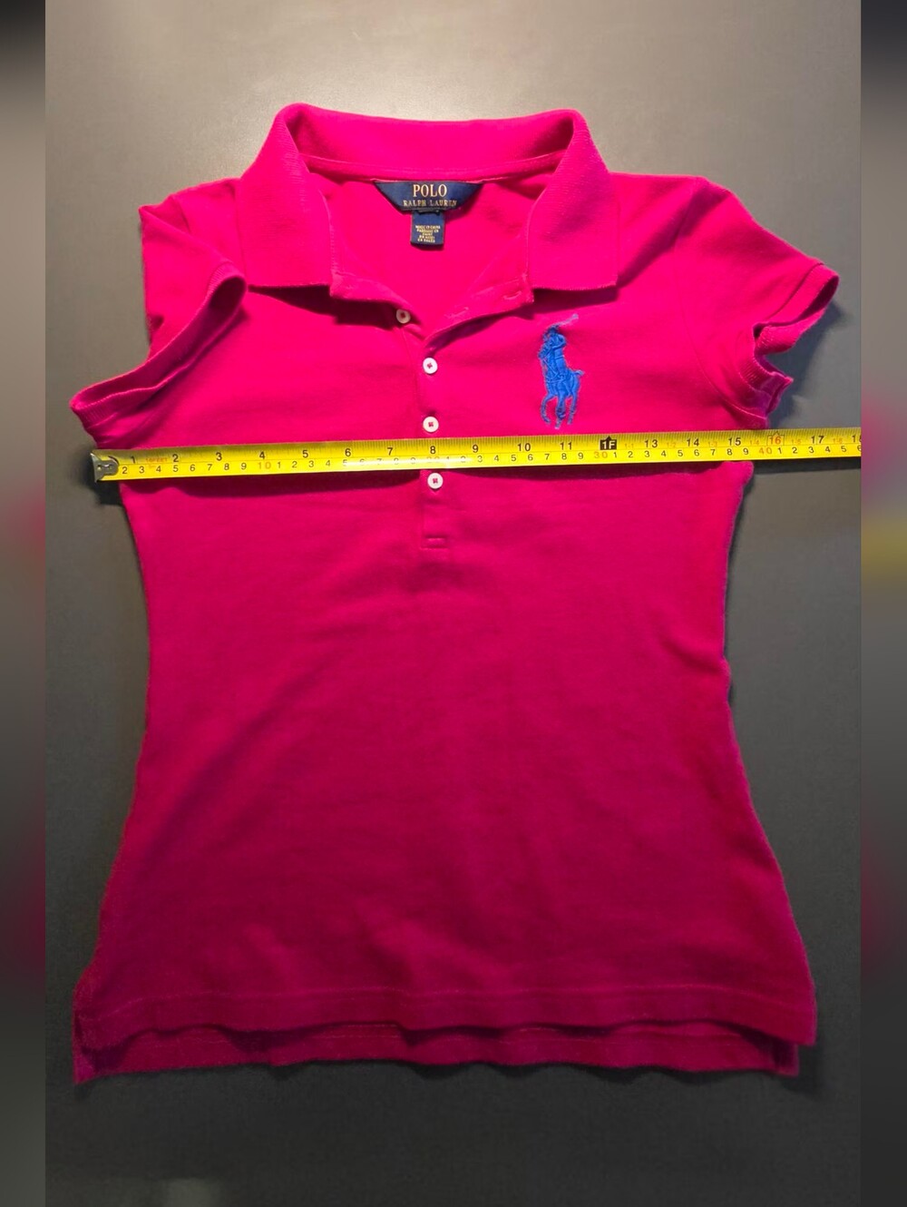 Ralph Lauren Polo Short Sleeve Pink Polo Shirt - Picture 3 of 4